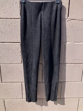 Zara Black Cropped Tailored Ponte Pants